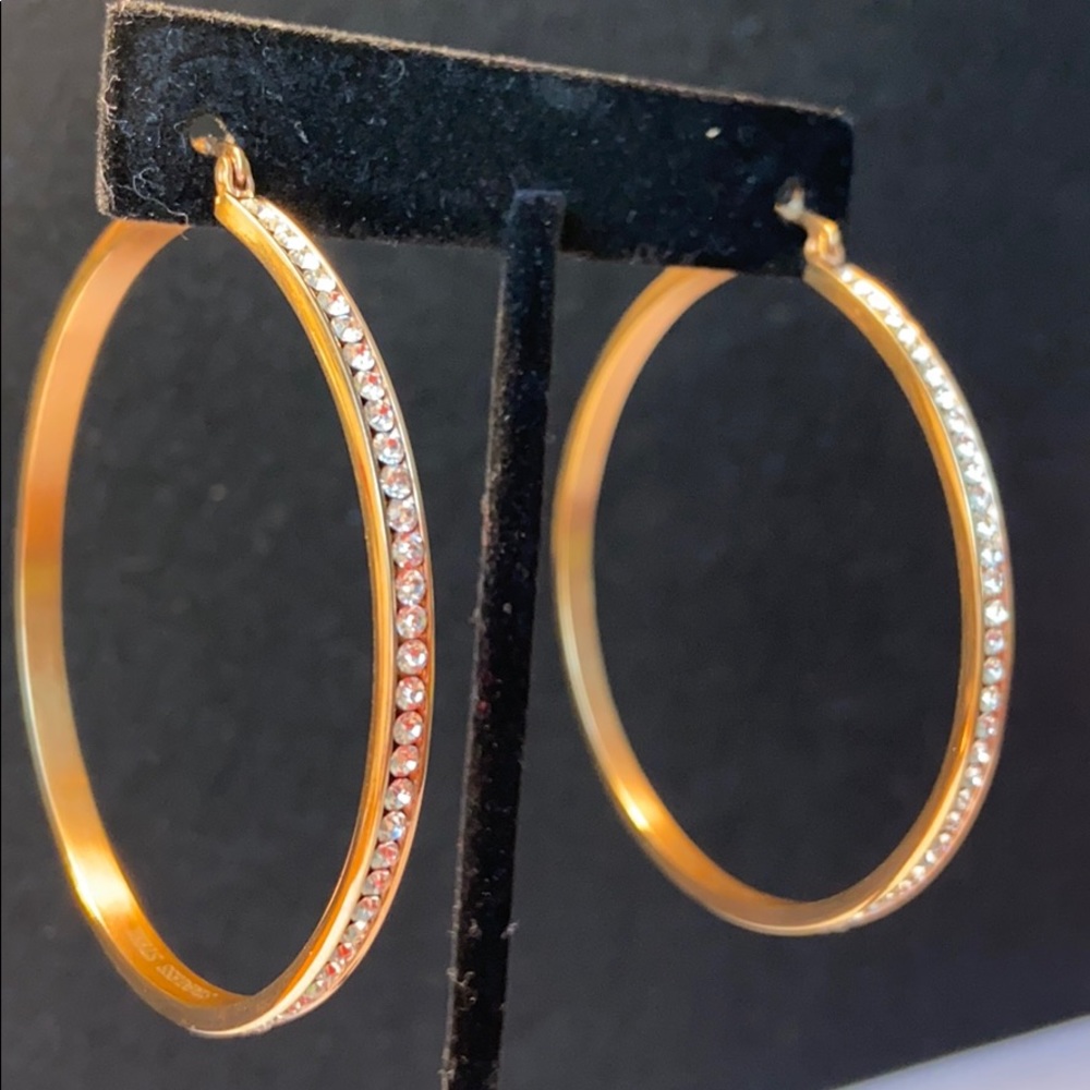Rose Gold Hoop Earrings